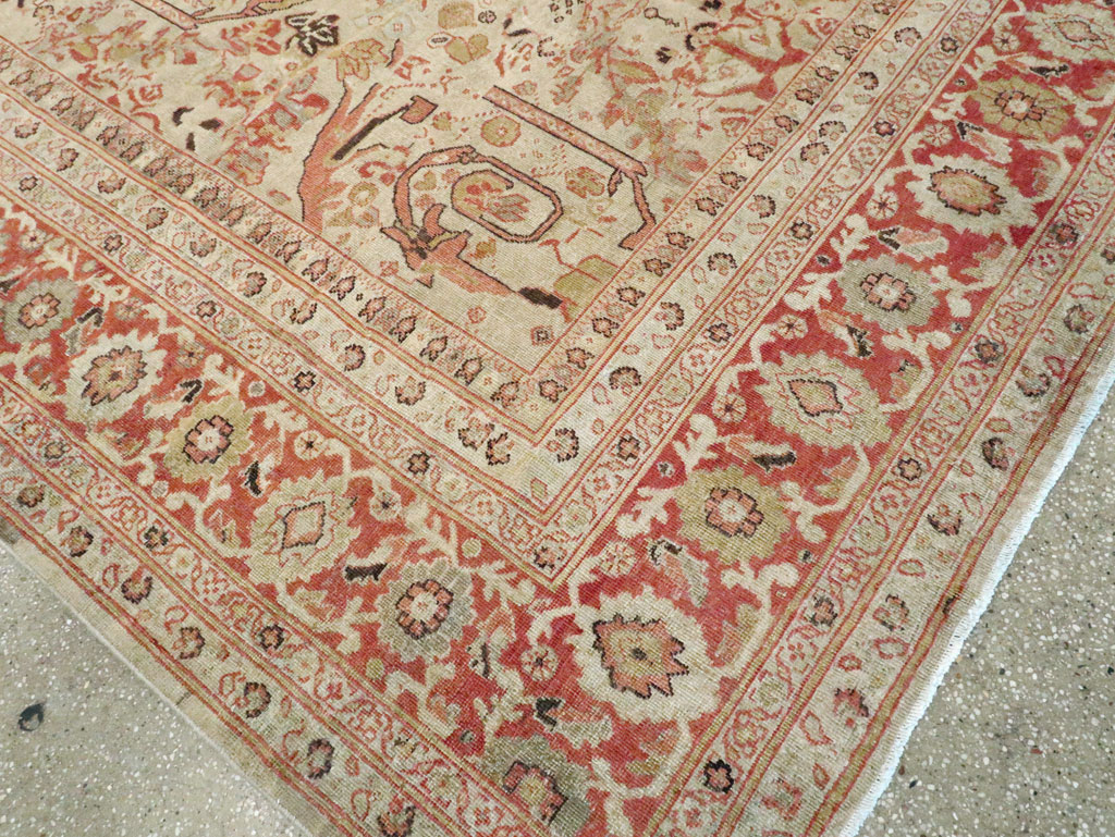 Antique Persian Mahal Carpet, No.23530 - Galerie Shabab