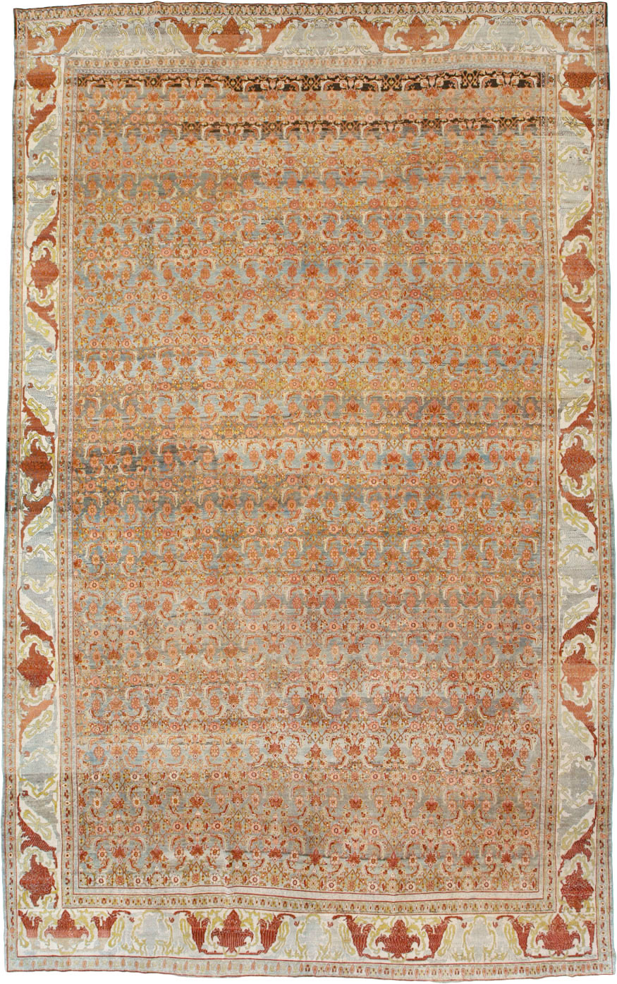 Antique Persian Senneh Rug, No.23531 - Galerie Shabab