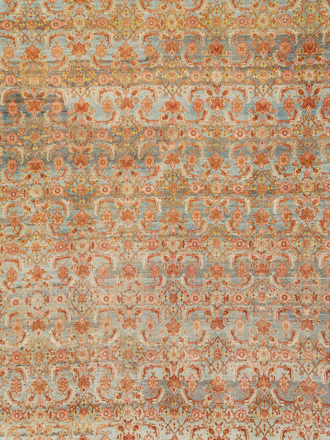 Antique Persian Senneh Rug, No.23531 - Galerie Shabab