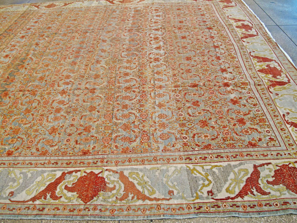 Antique Persian Senneh Rug, No.23531 - Galerie Shabab