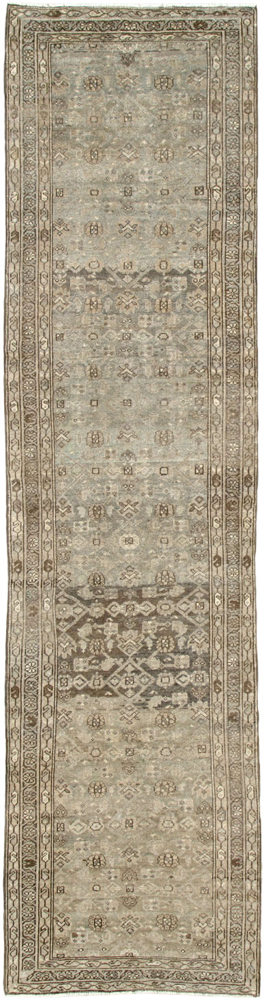 Vintage Persian Malayer Runner, No.23534 - Galerie Shabab