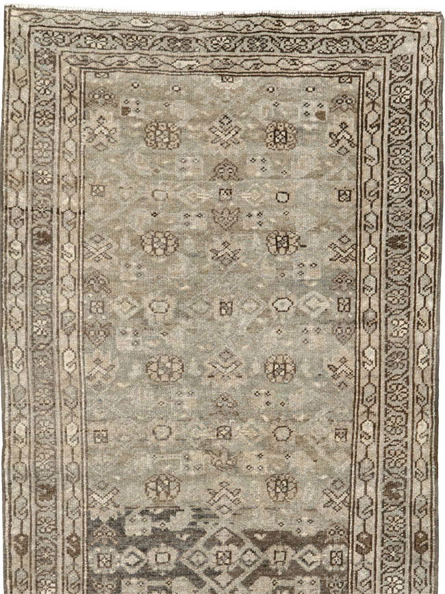 Vintage Persian Malayer Runner, No.23534 - Galerie Shabab