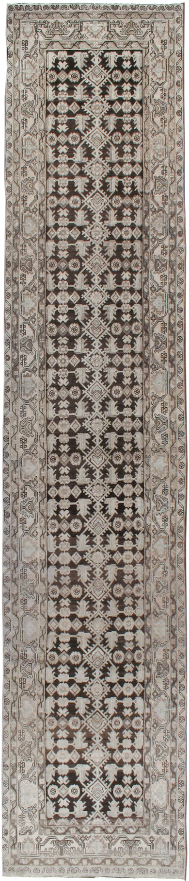 Vintage Persian Malayer Runner, No.23535 - Galerie Shabab