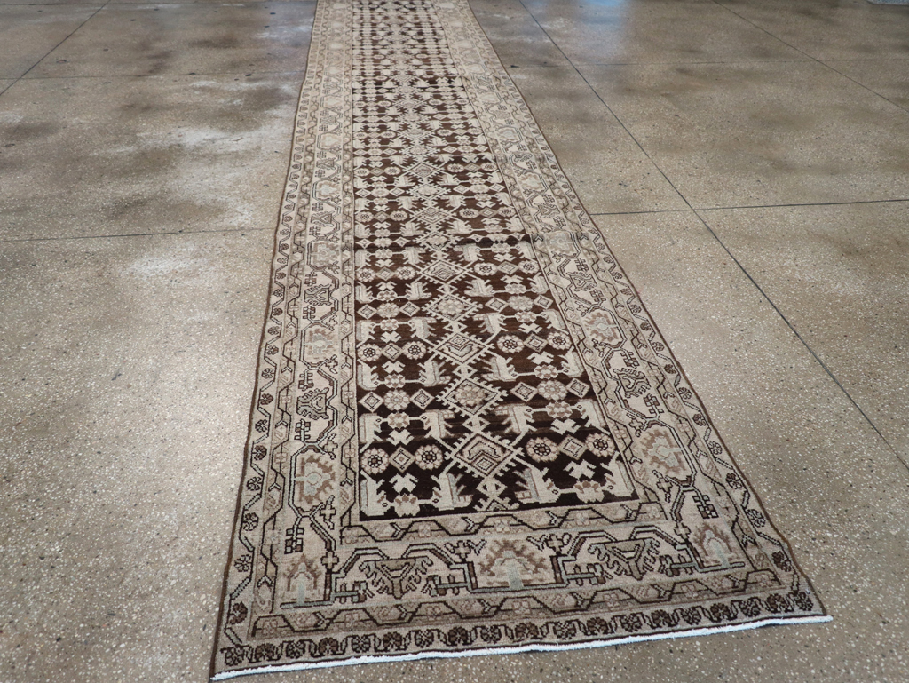 Vintage Persian Malayer Runner, No.23535 - Galerie Shabab