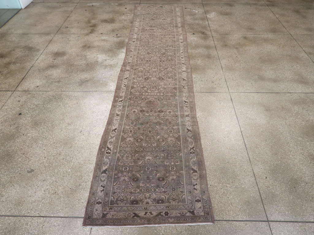 Vintage Persian Malayer Runner, No.23536 - Galerie Shabab