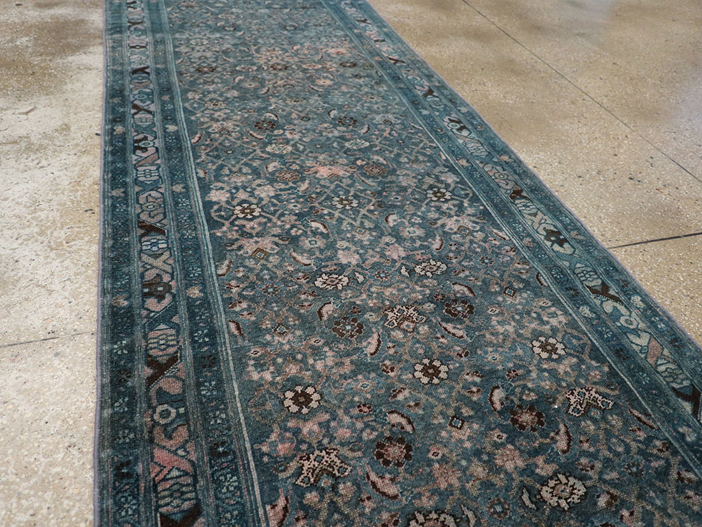 Vintage Persian Malayer Long Runner, No.23537 - Galerie Shabab