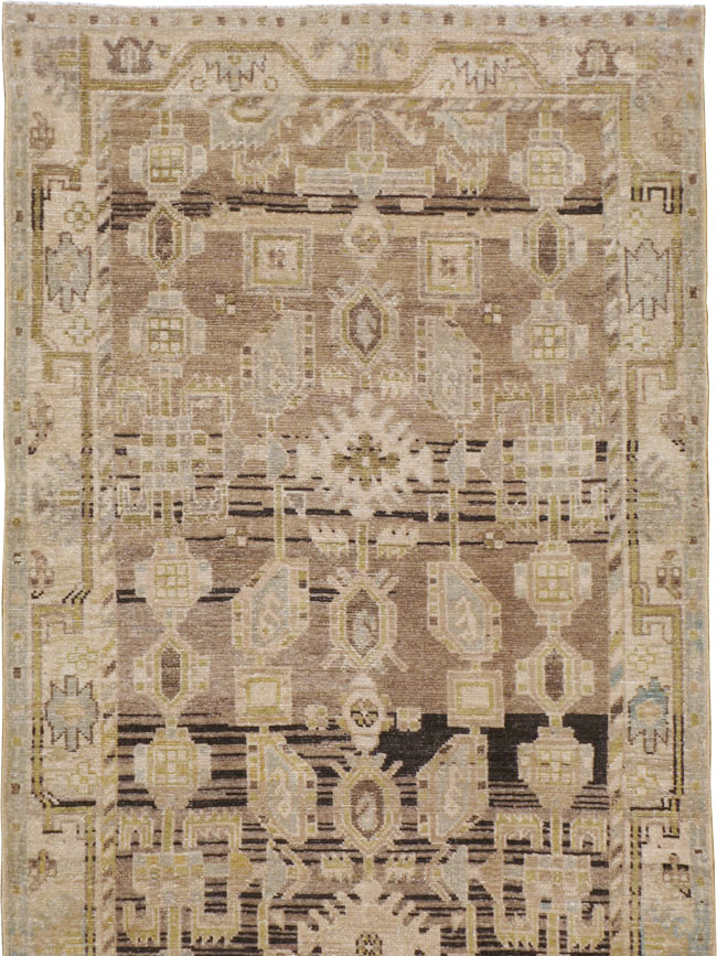 Vintage Persian Malayer Runner, No.23538 - Galerie Shabab