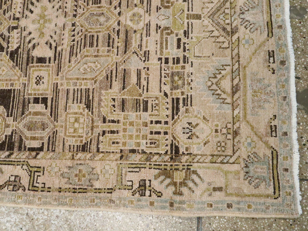 Vintage Persian Malayer Runner, No.23538 - Galerie Shabab