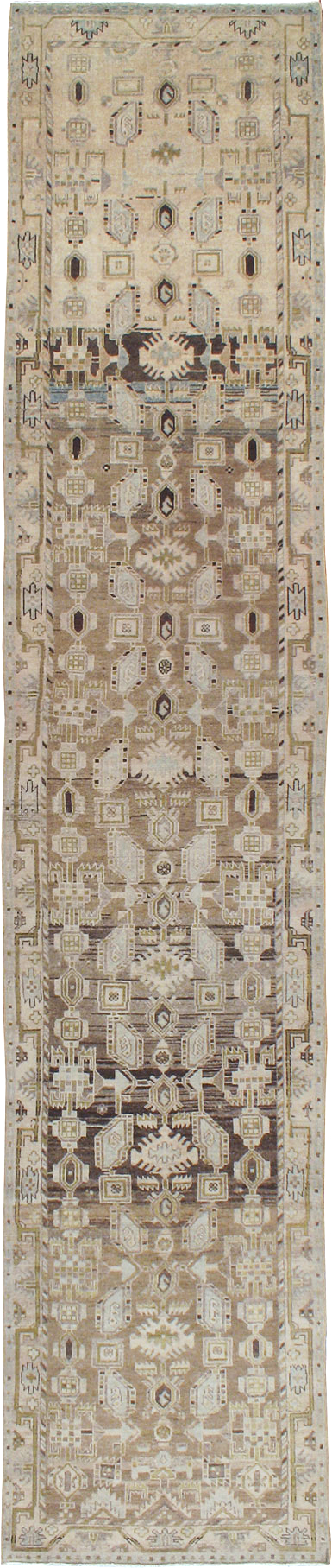 Vintage Persian Malayer Runner, No.23539 - Galerie Shabab
