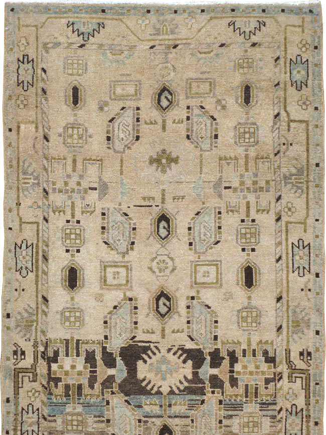 Vintage Persian Malayer Runner, No.23539 - Galerie Shabab