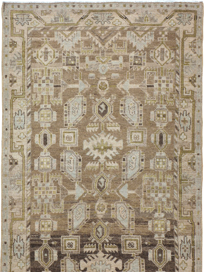 Vintage Persian Malayer Runner, No.23539 - Galerie Shabab