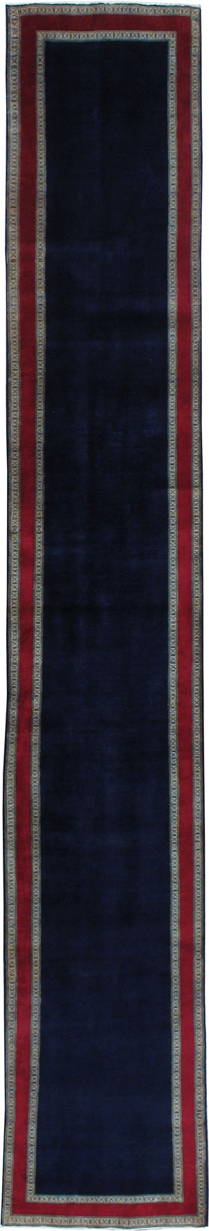 Vintage Mashad Modernist Runner, No.23543 - Galerie Shabab