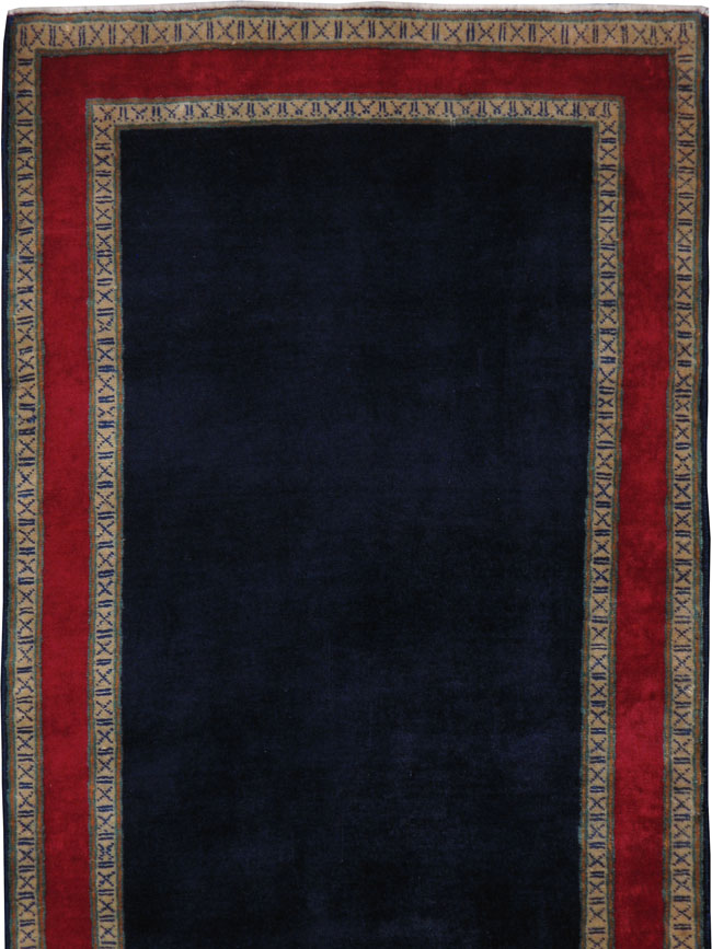 Vintage Mashad Modernist Runner, No.23543 - Galerie Shabab