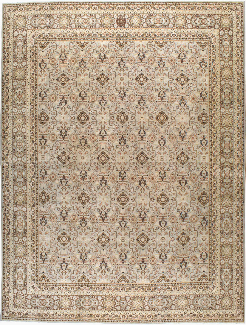 Antique Persian Mashad Carpet, No.23544 - Galerie Shabab