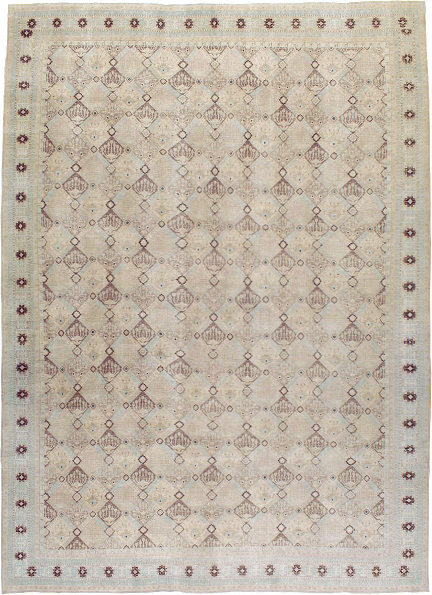 Vintage Persian Kashan Carpet, No.23545 - Galerie Shabab