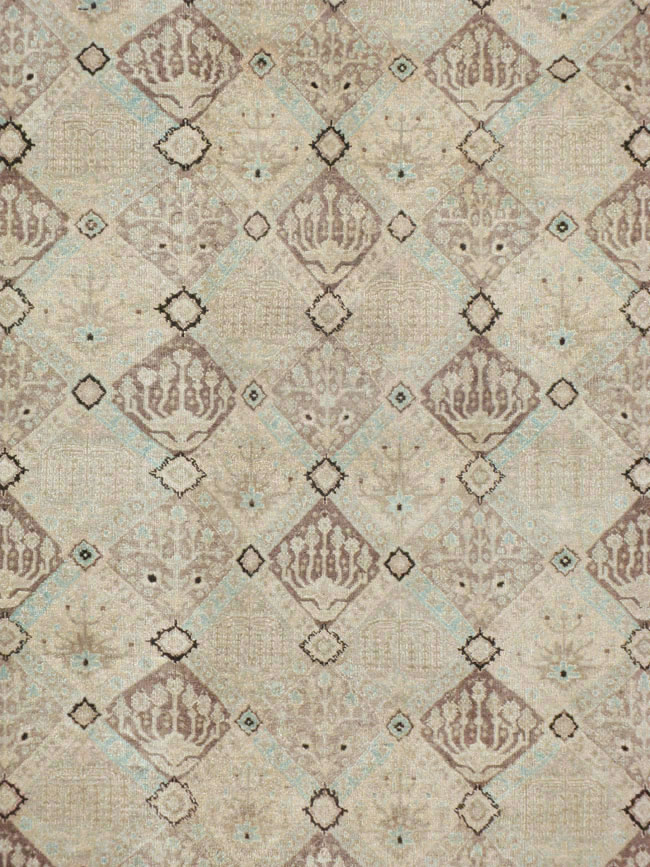 Vintage Persian Kashan Carpet, No.23545 - Galerie Shabab