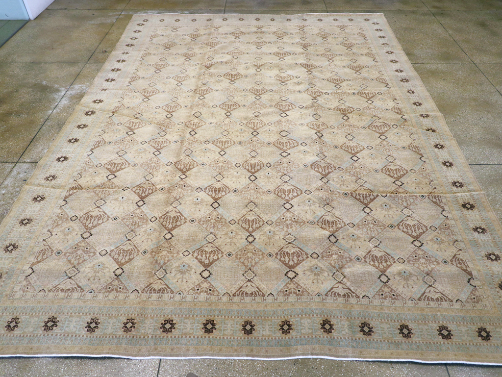 Vintage Persian Kashan Carpet, No.23545 - Galerie Shabab
