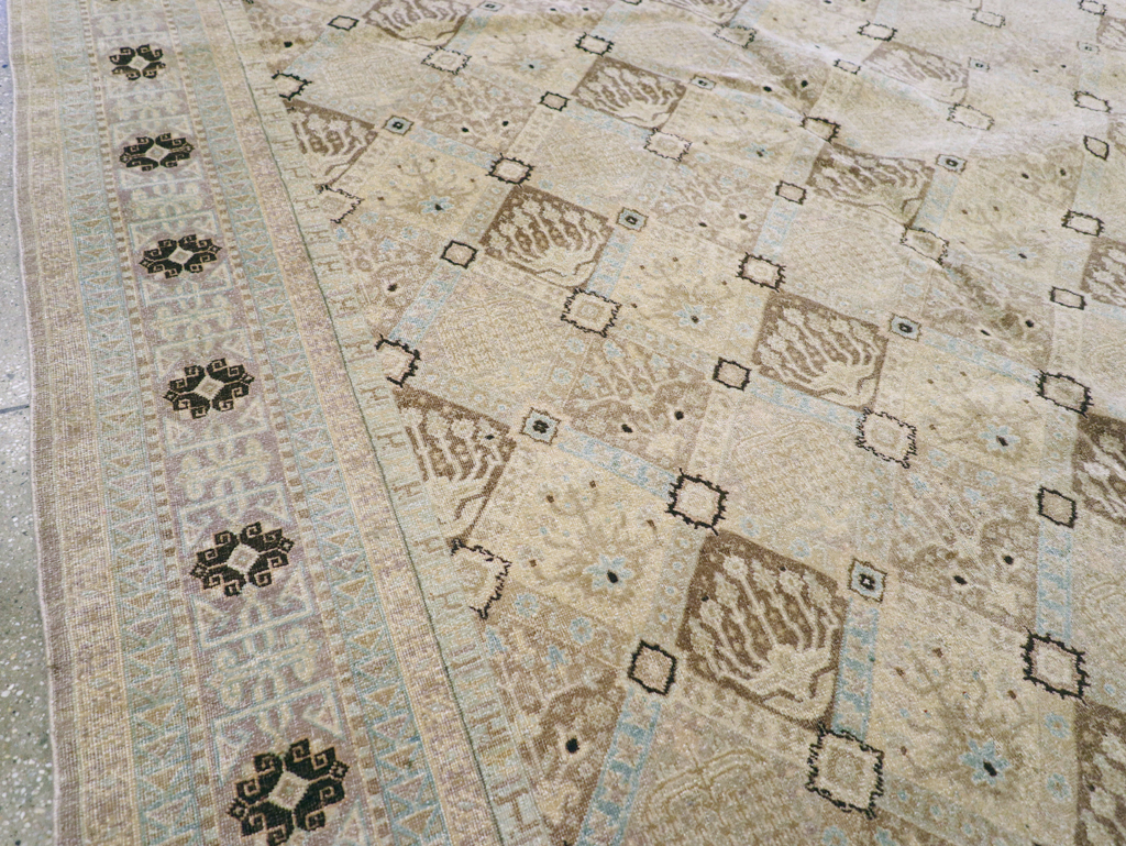 Vintage Persian Kashan Carpet, No.23545 - Galerie Shabab