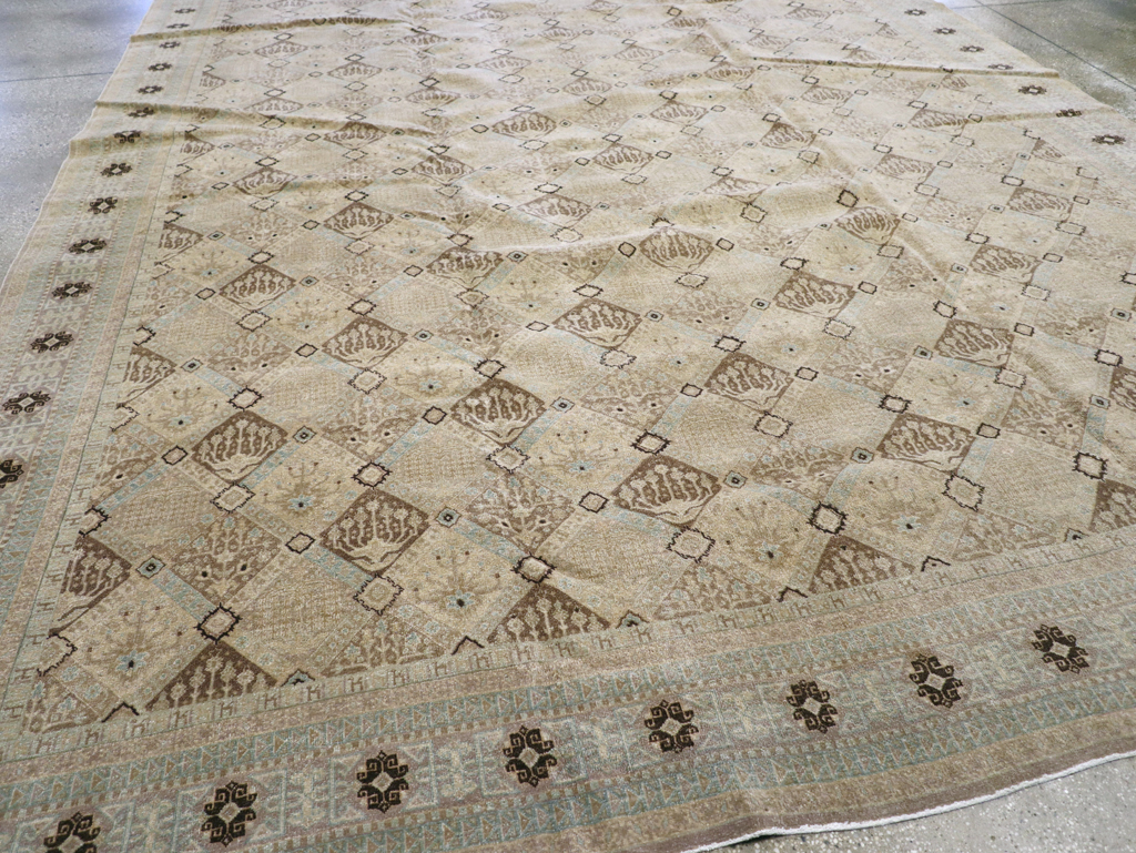 Vintage Persian Kashan Carpet, No.23545 - Galerie Shabab