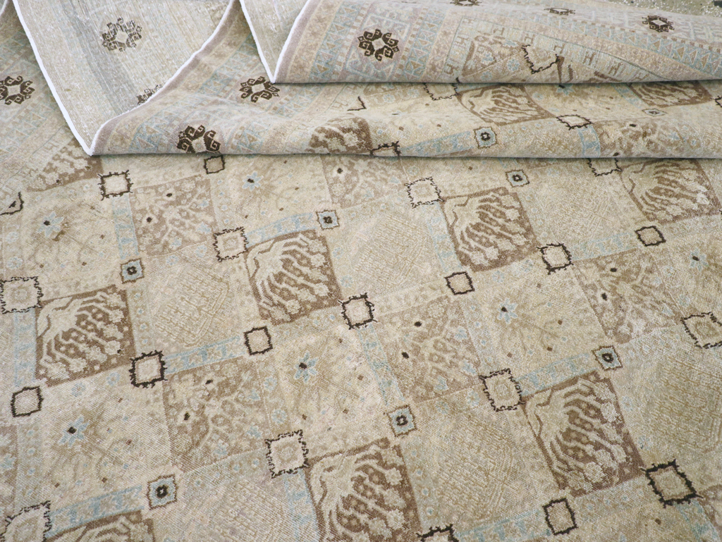 Vintage Persian Kashan Carpet, No.23545 - Galerie Shabab