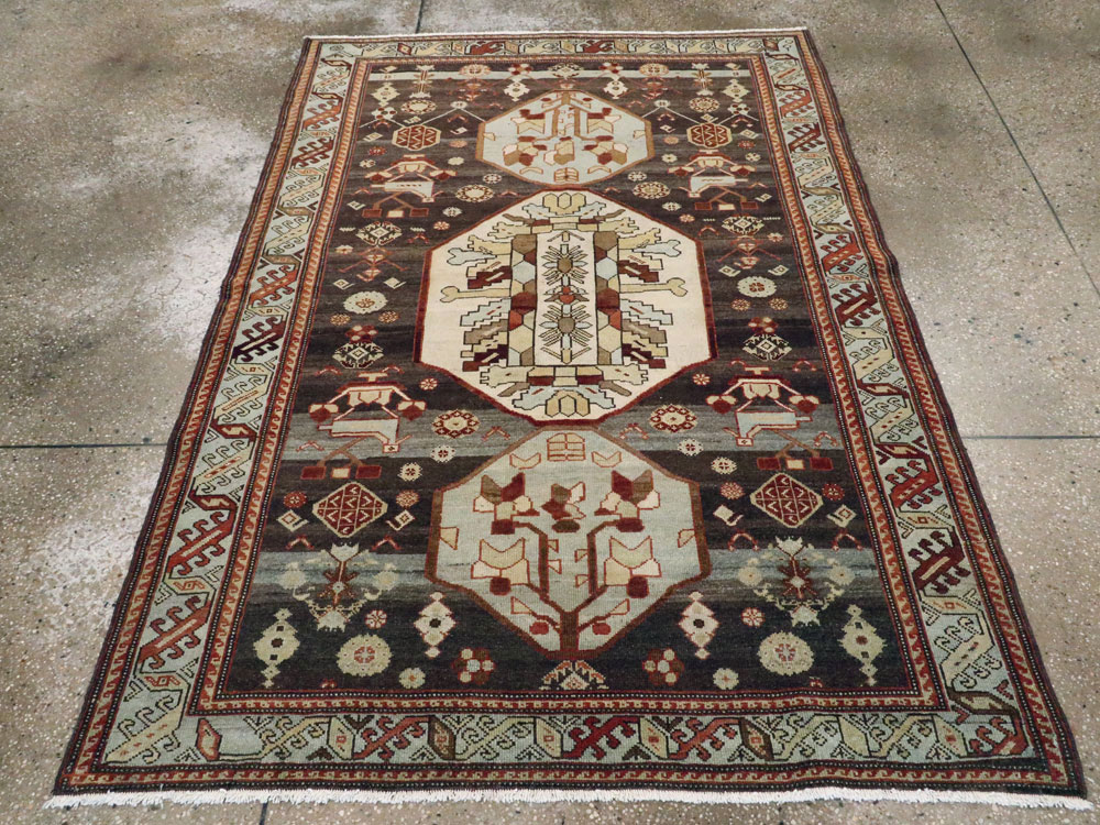 Vintage Persian Malayer Rug, No.23546 - Galerie Shabab