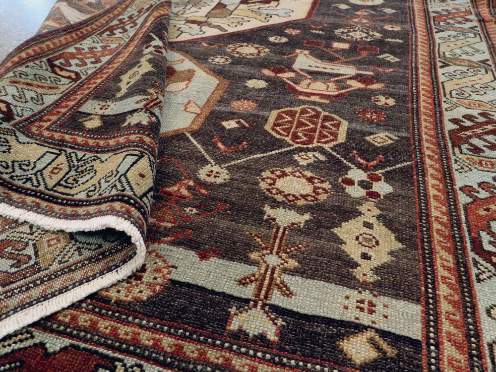 Vintage Persian Malayer Rug, No.23546 - Galerie Shabab