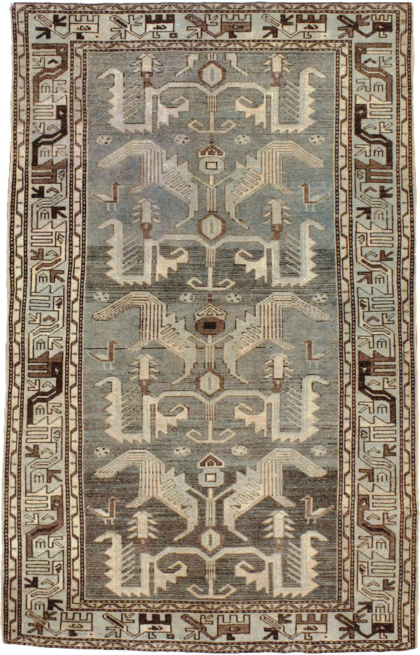 Vintage Persian Malayer Rug, No.23552 - Galerie Shabab