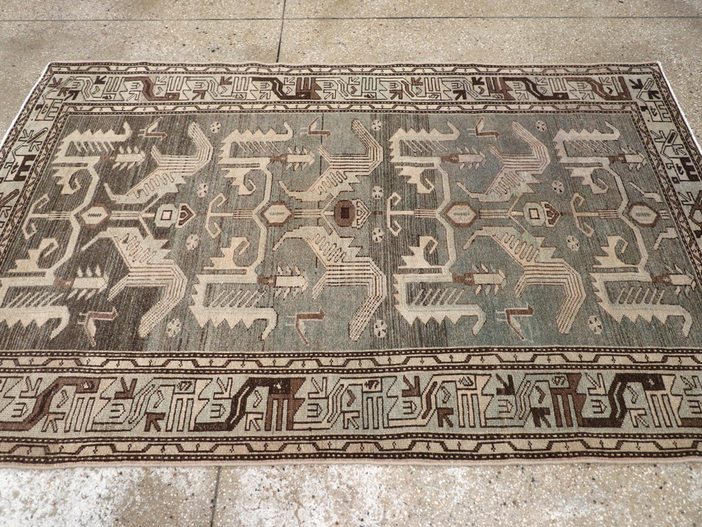 Vintage Persian Malayer Rug, No.23552 - Galerie Shabab