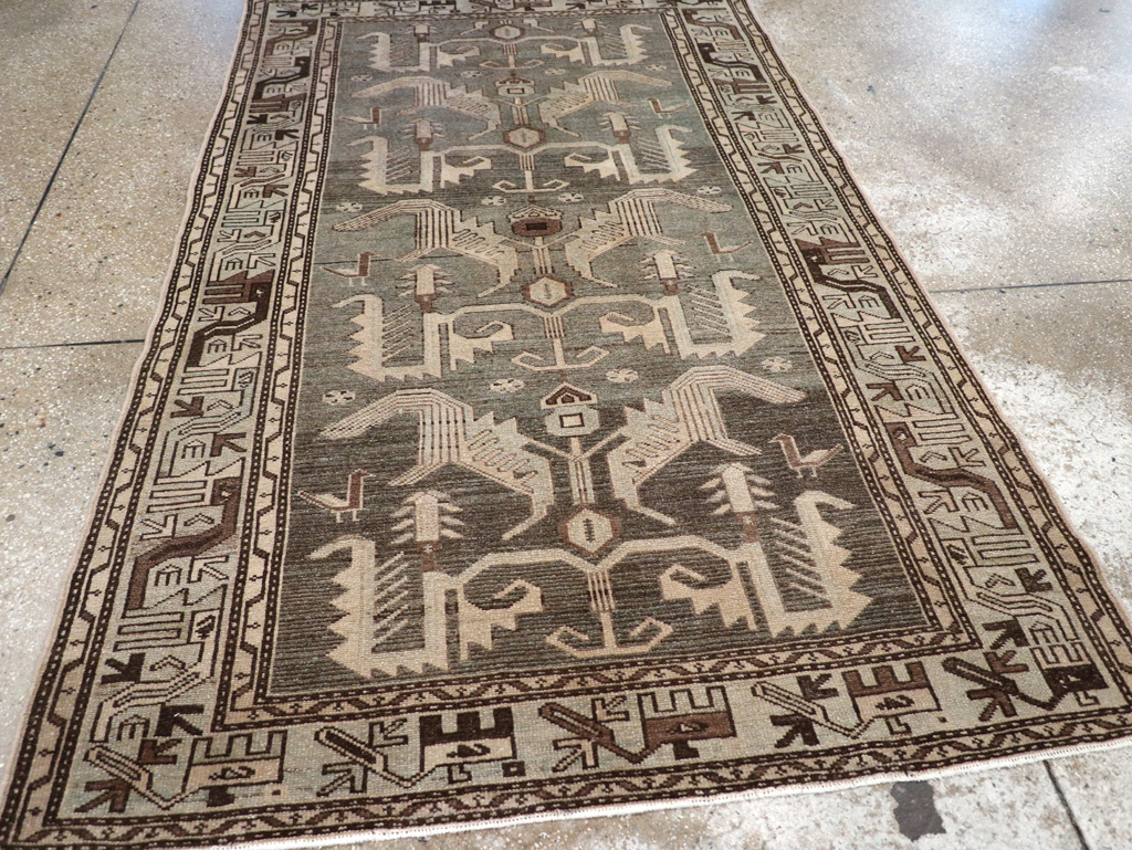 Vintage Persian Malayer Rug, No.23552 - Galerie Shabab