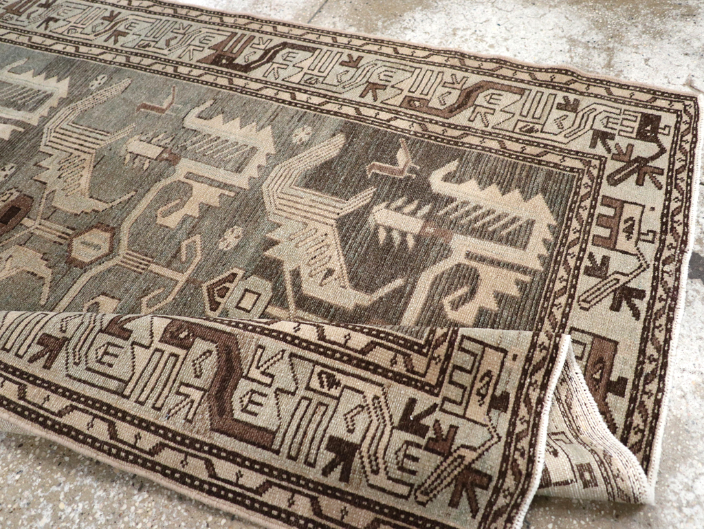 Vintage Persian Malayer Rug, No.23552 - Galerie Shabab