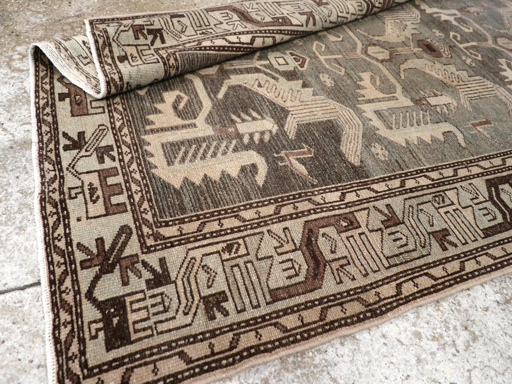 Vintage Persian Malayer Rug, No.23552 - Galerie Shabab