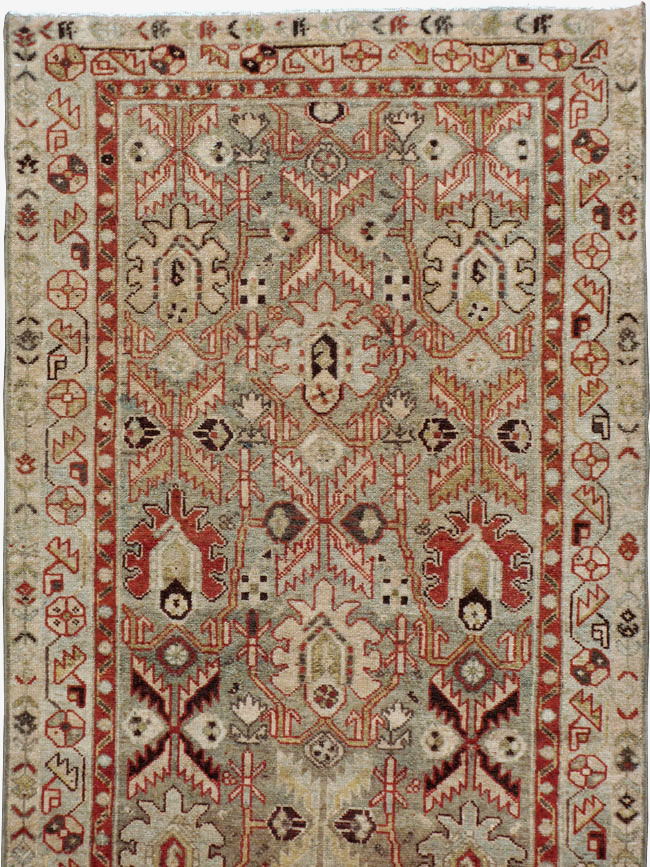 Vintage Persian Malayer Runner, No.23554 - Galerie Shabab