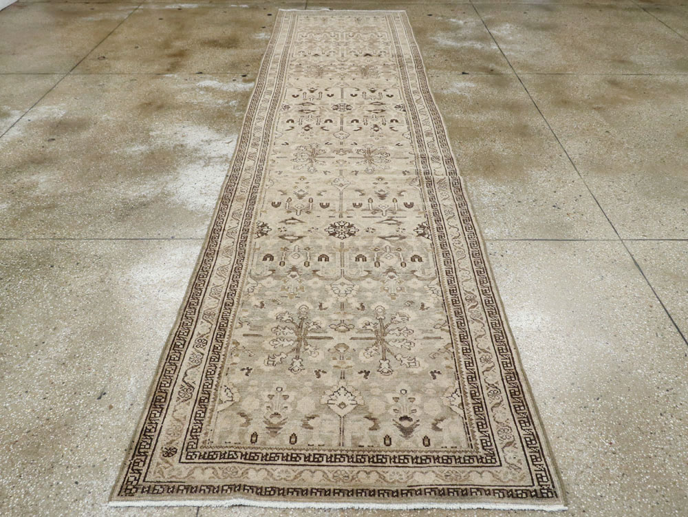 Vintage Persian Malayer Runner, No.23556 - Galerie Shabab