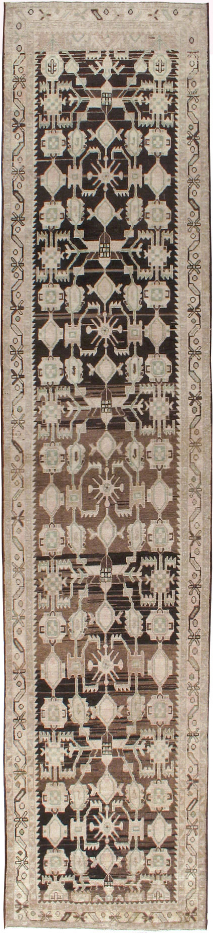 Vintage Persian Malayer Runner, No.23560 - Galerie Shabab