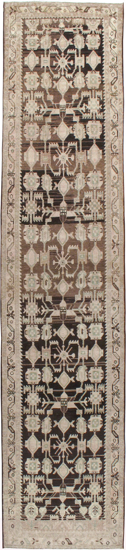 Vintage Persian Malayer Runner, No.23560 - Galerie Shabab