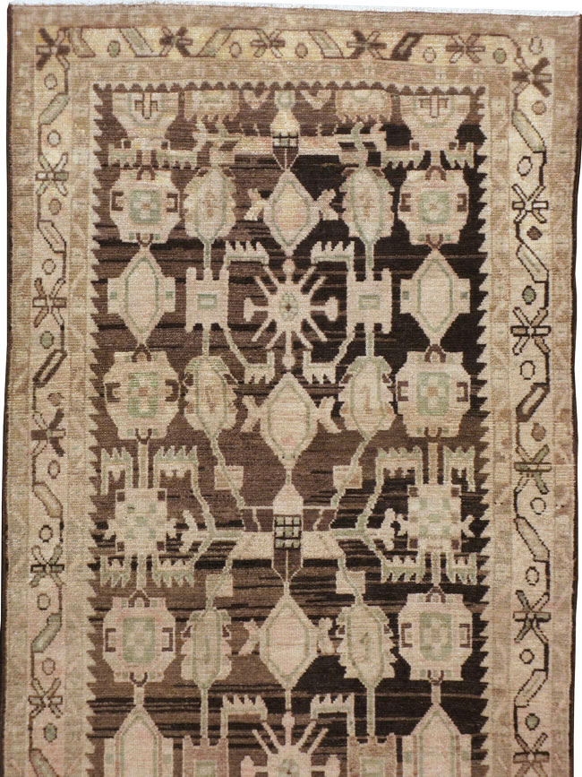 Vintage Persian Malayer Runner, No.23560 - Galerie Shabab