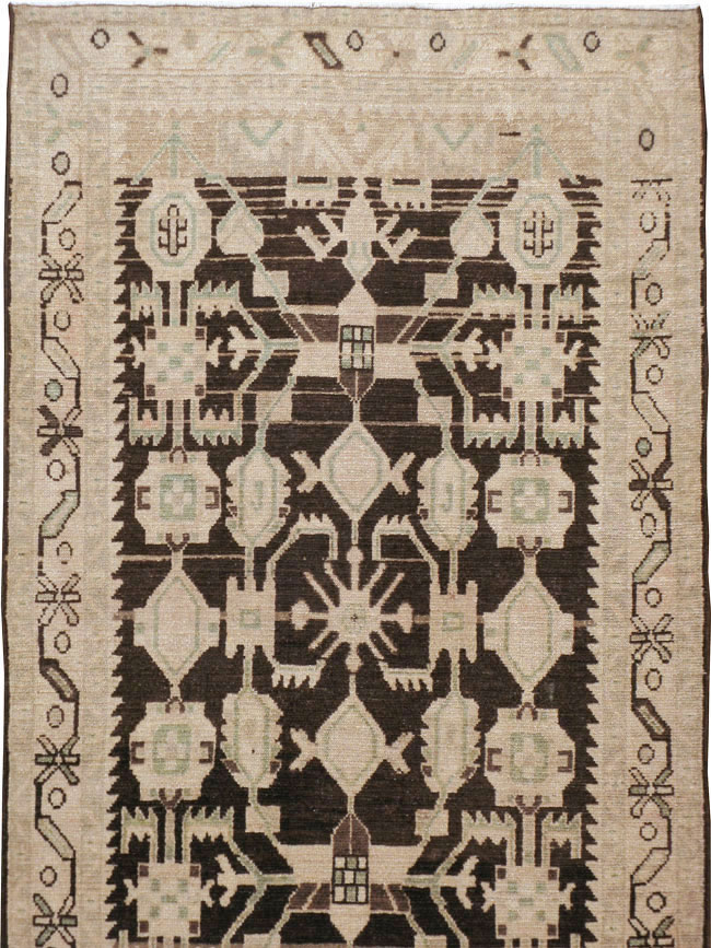 Vintage Persian Malayer Runner, No.23560 - Galerie Shabab