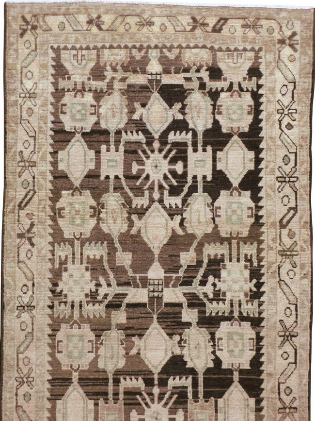 Vintage Persian Malayer Runner, No.23560 - Galerie Shabab