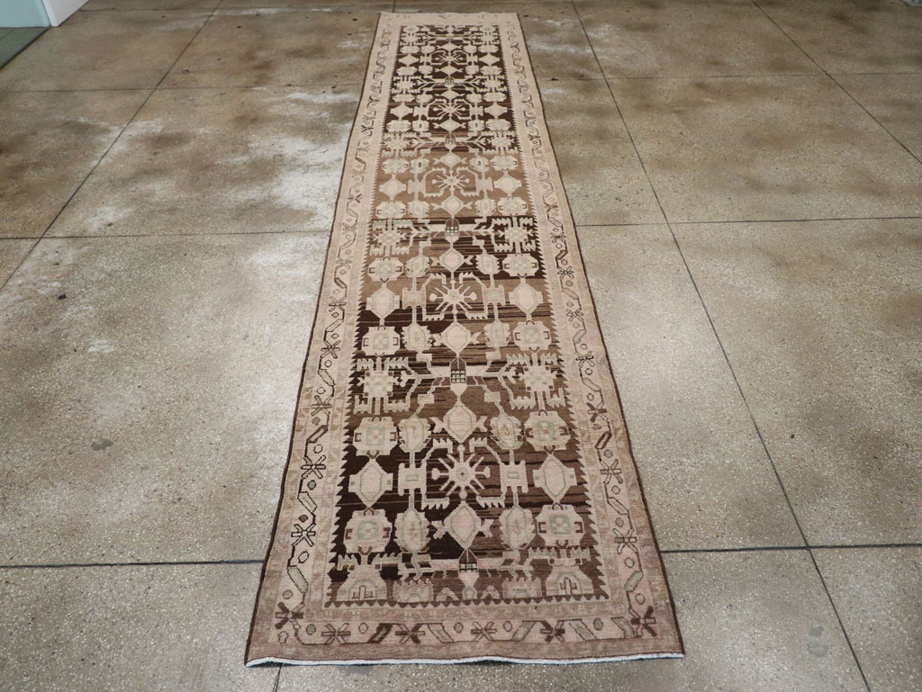 Vintage Persian Malayer Runner, No.23560 - Galerie Shabab