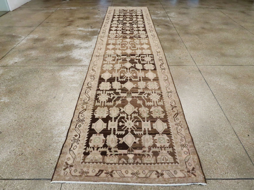 Vintage Persian Malayer Runner, No.23560 - Galerie Shabab