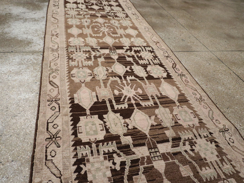Vintage Persian Malayer Runner, No.23560 - Galerie Shabab
