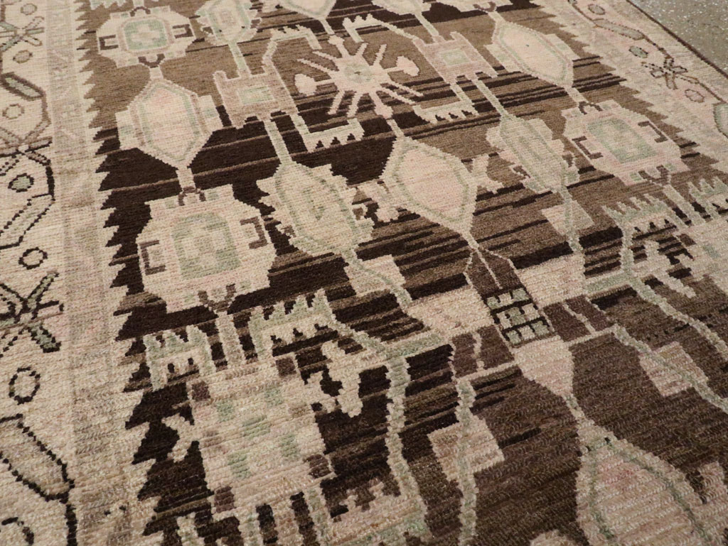 Vintage Persian Malayer Runner, No.23560 - Galerie Shabab