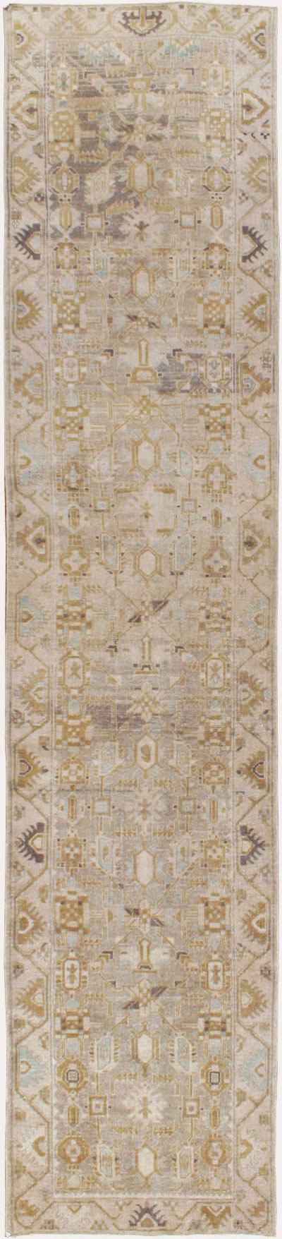 Vintage Persian Malayer Runner, No.23563 - Galerie Shabab