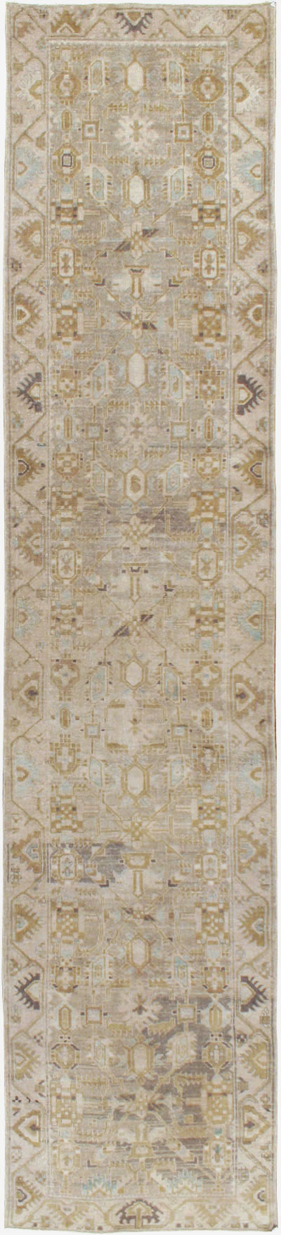 Vintage Persian Malayer Runner, No.23563 - Galerie Shabab