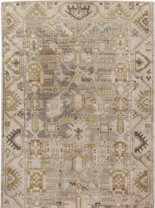 Vintage Persian Malayer Runner, No.23563 - Galerie Shabab