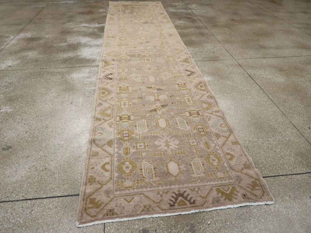 Vintage Persian Malayer Runner, No.23563 - Galerie Shabab