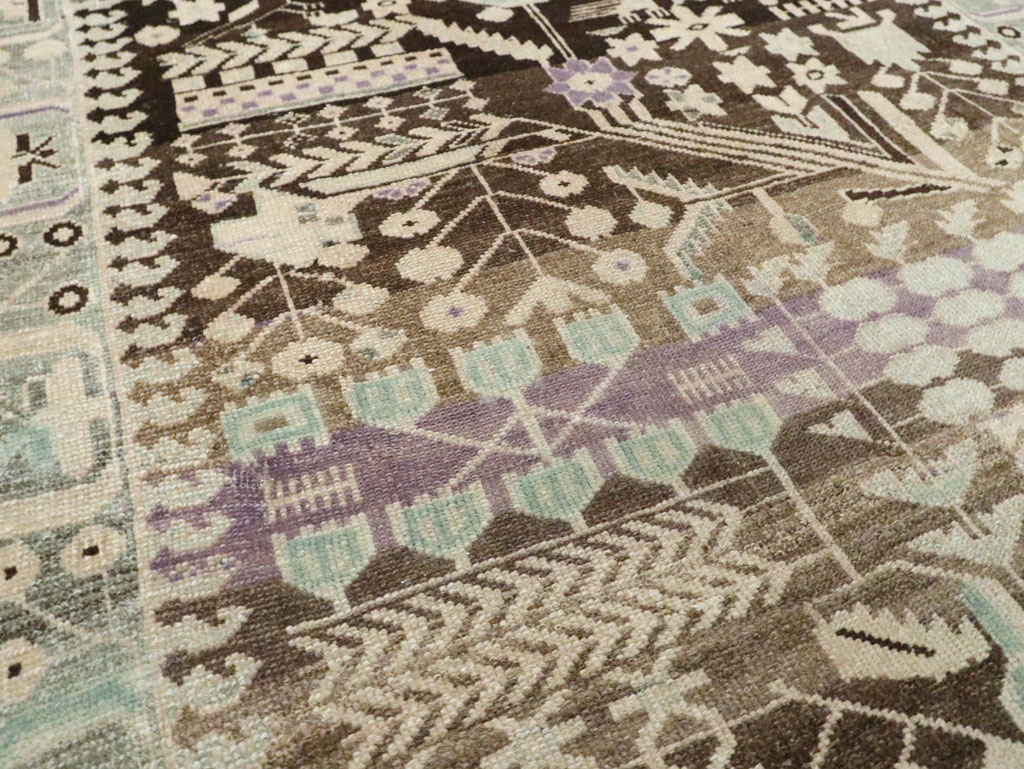 Vintage Persian Malayer Runner, No.23564 - Galerie Shabab
