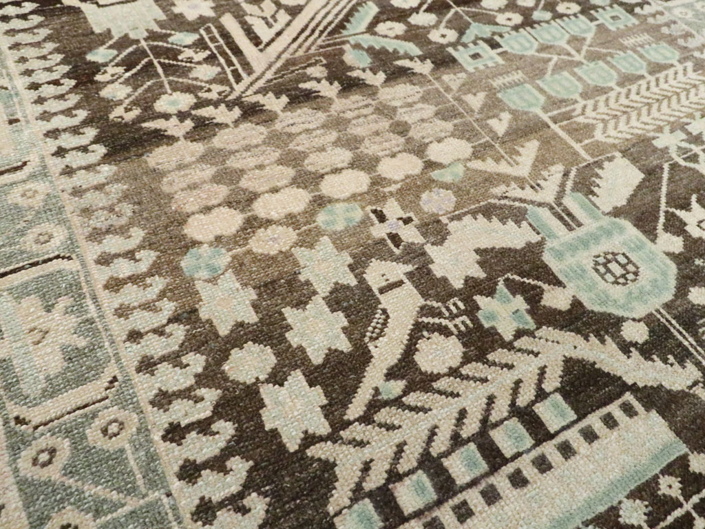 Vintage Persian Malayer Runner, No.23564 - Galerie Shabab