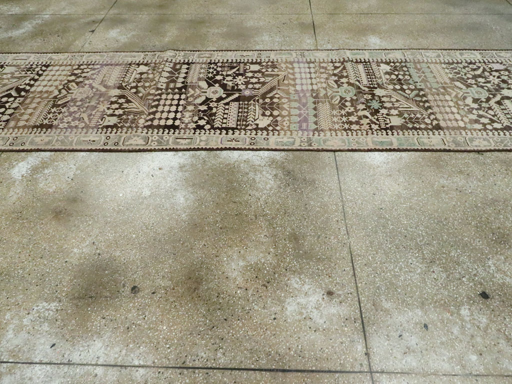 Vintage Persian Malayer Runner, No.23564 - Galerie Shabab