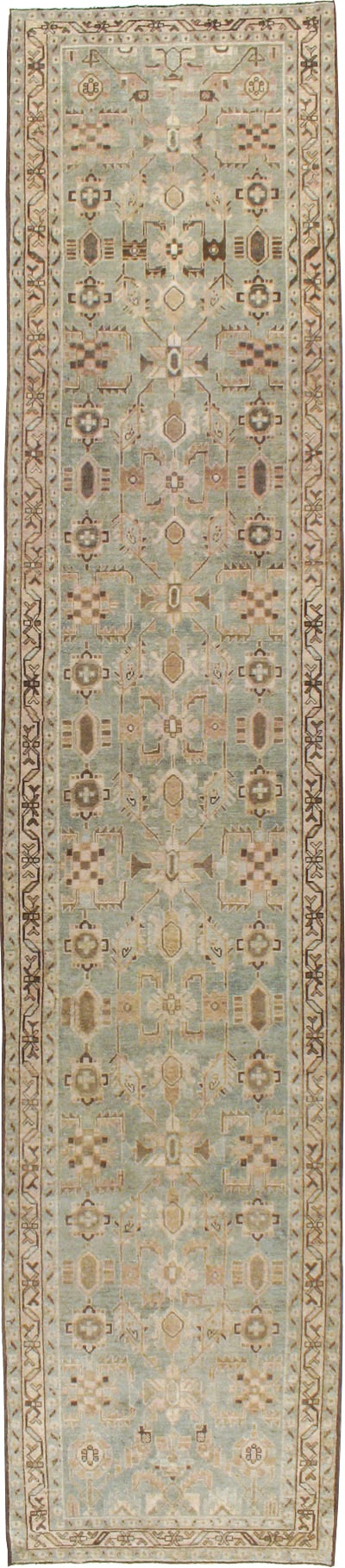 Vintage Persian Malayer Runner, No.23565 - Galerie Shabab